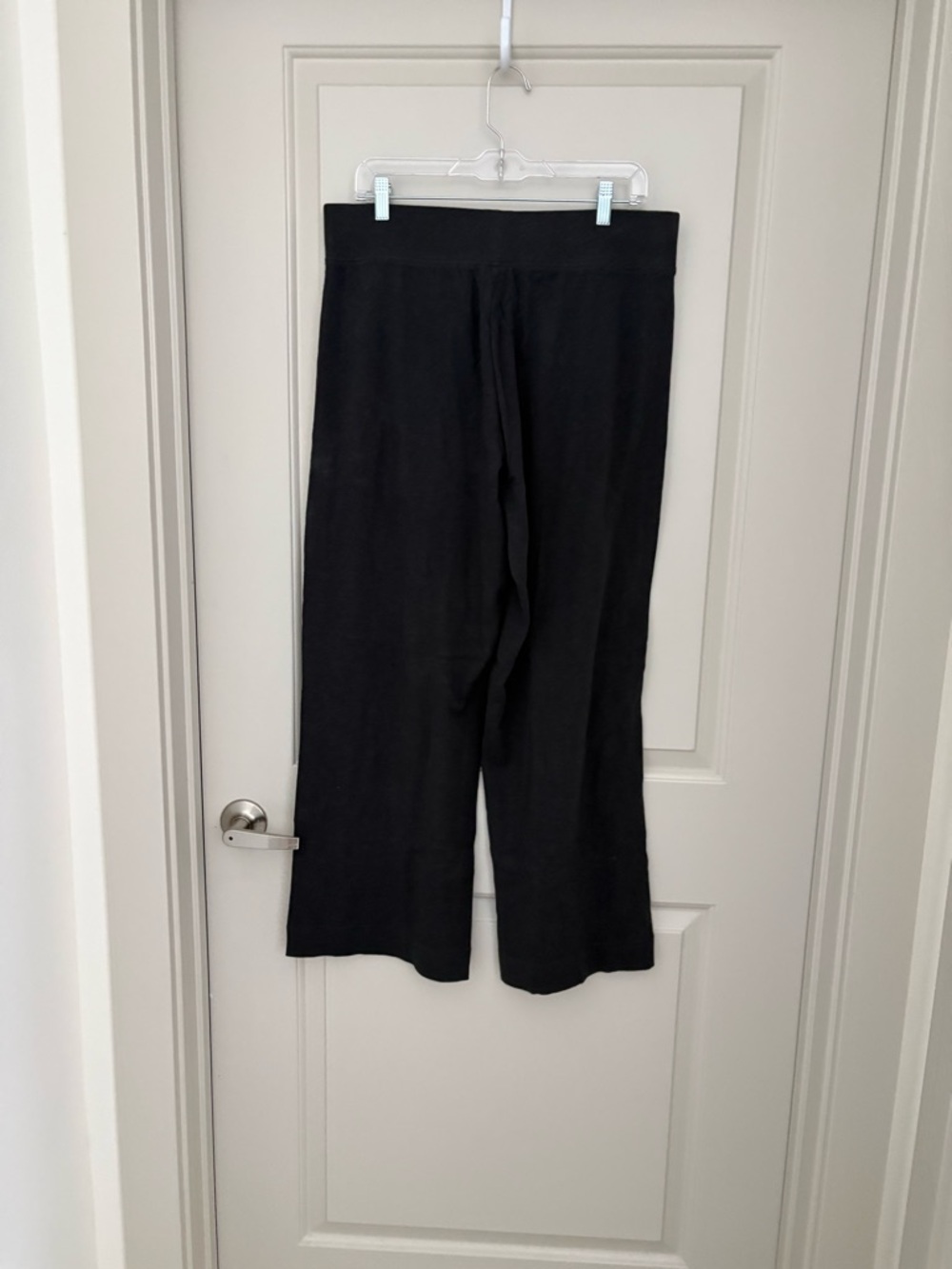 Classic Black Wide-Leg Women's lounge Pants NWOT Size XL Pact Organic Cotton - Picture 2 of 5